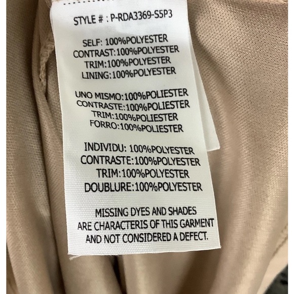 Anthropologie Sz XL Chiffon Mesh Layered Cocktail Party Polka Dot Dress Black - Picture 6 of 7